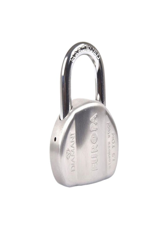 Europa P-170 Stainless Steel Disc Padlock | Rust-Resistant Body, Hardened Thicker Shackle with Secure Overlap | 5-Pin Key Technology, Ideal for Indoor & Outdoor Security - Image 2